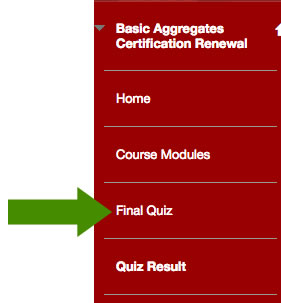 take final quiz